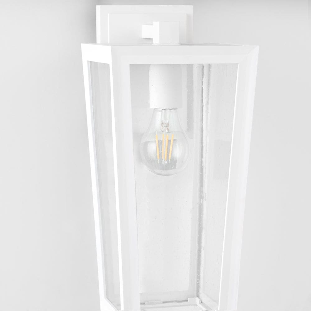 Bravo 15" Coastal Outdoor Wall Lantern - White