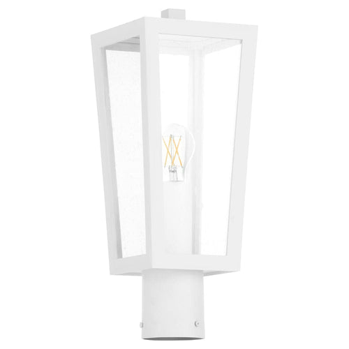 Bravo Coastal Outdoor Post Lantern - White
