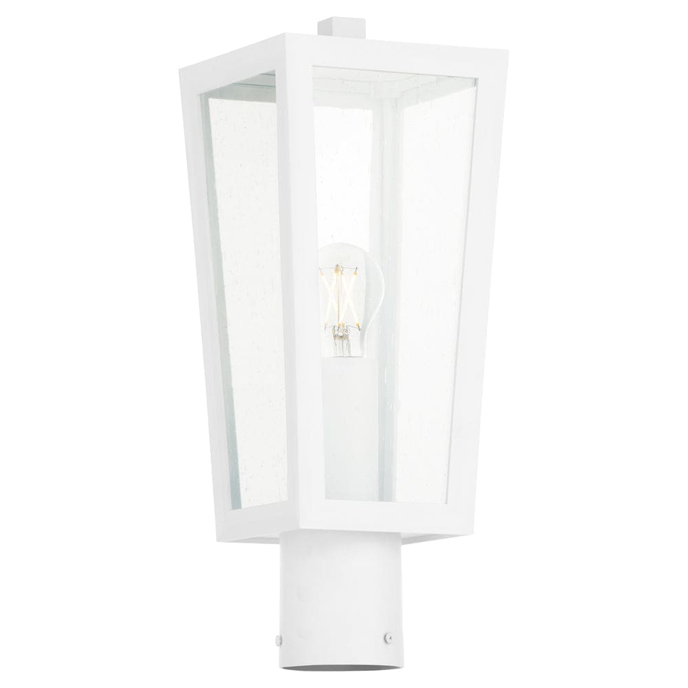 Bravo Coastal Outdoor Post Lantern - White