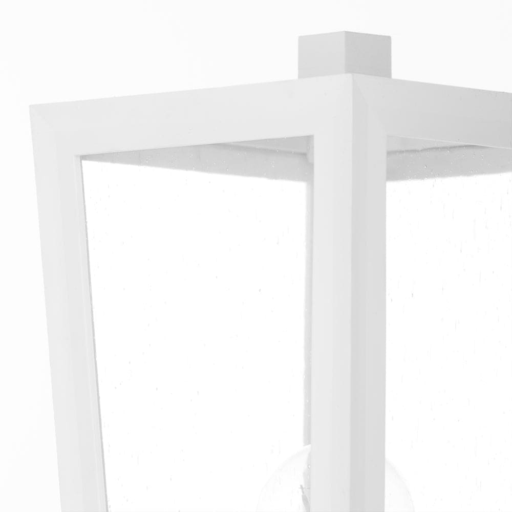Bravo Coastal Outdoor Post Lantern - White