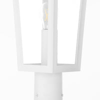 Bravo Coastal Outdoor Post Lantern - White
