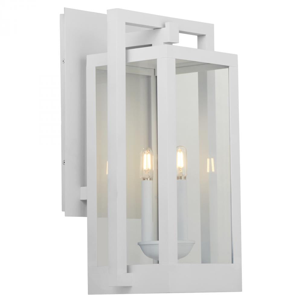 Arlo 22" Coastal Outdoor Wall Lantern - White