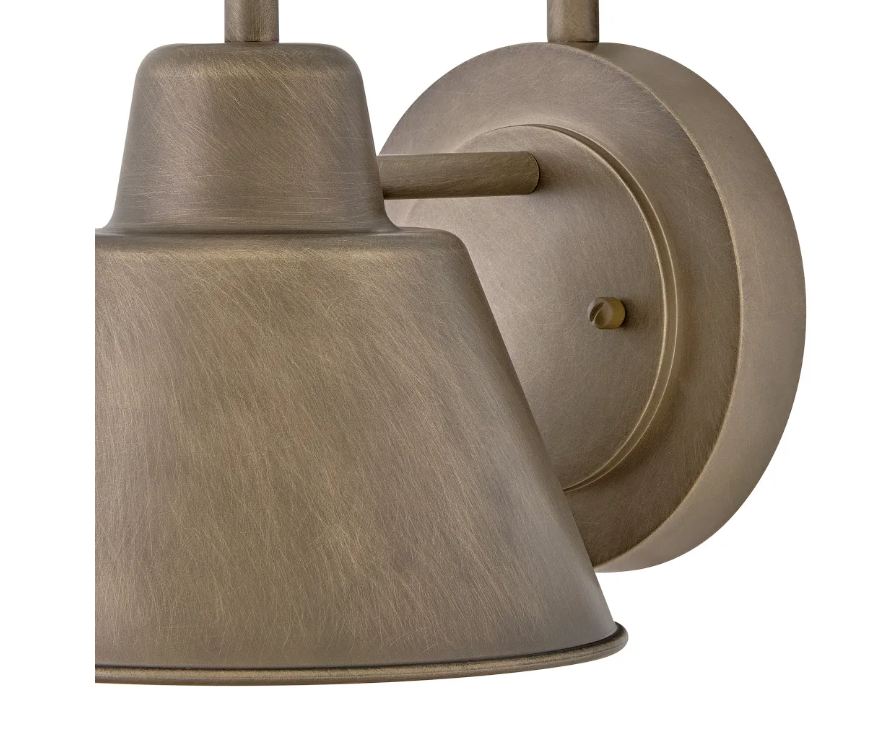 Wes Coastal Outdoor Wall Lantern - Burnished Bronze