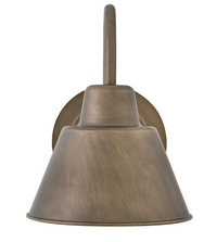 Wes Coastal Outdoor Wall Lantern - Burnished Bronze