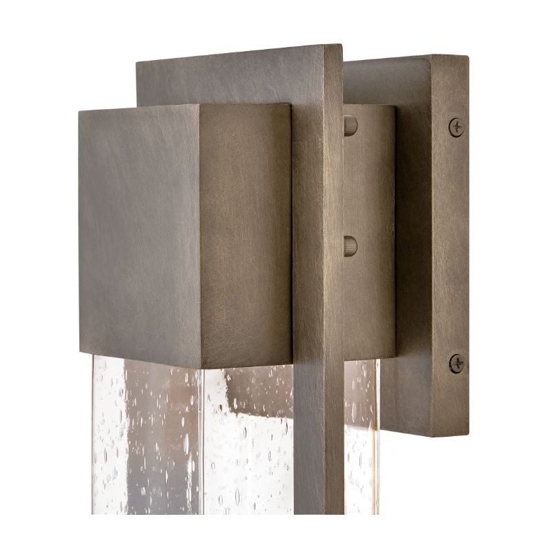 Alex 15.75" Coastal Outdoor Wall Lantern - Burnished Bronze