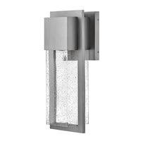 Alex Coastal Outdoor Wall Lantern - Medium 20" - Brushed Aluminum