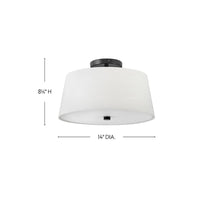 Beale Flush Mount - Black