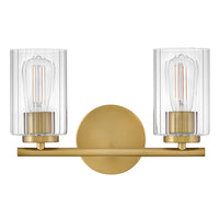 Leta 2 Light Vanity - Brass