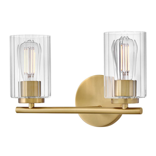 Leta 2 Light Vanity - Brass