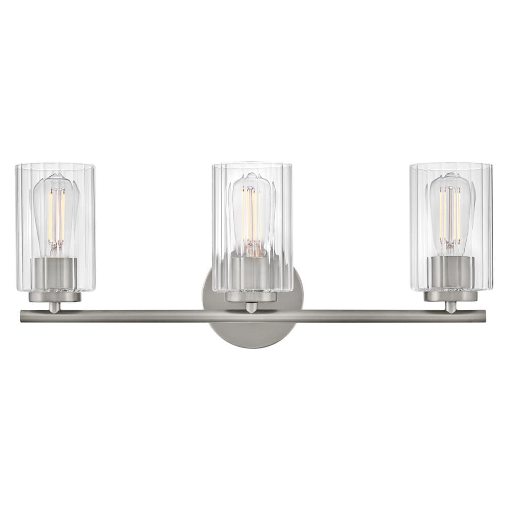 Leta 3 Light Vanity - Brushed Nickel