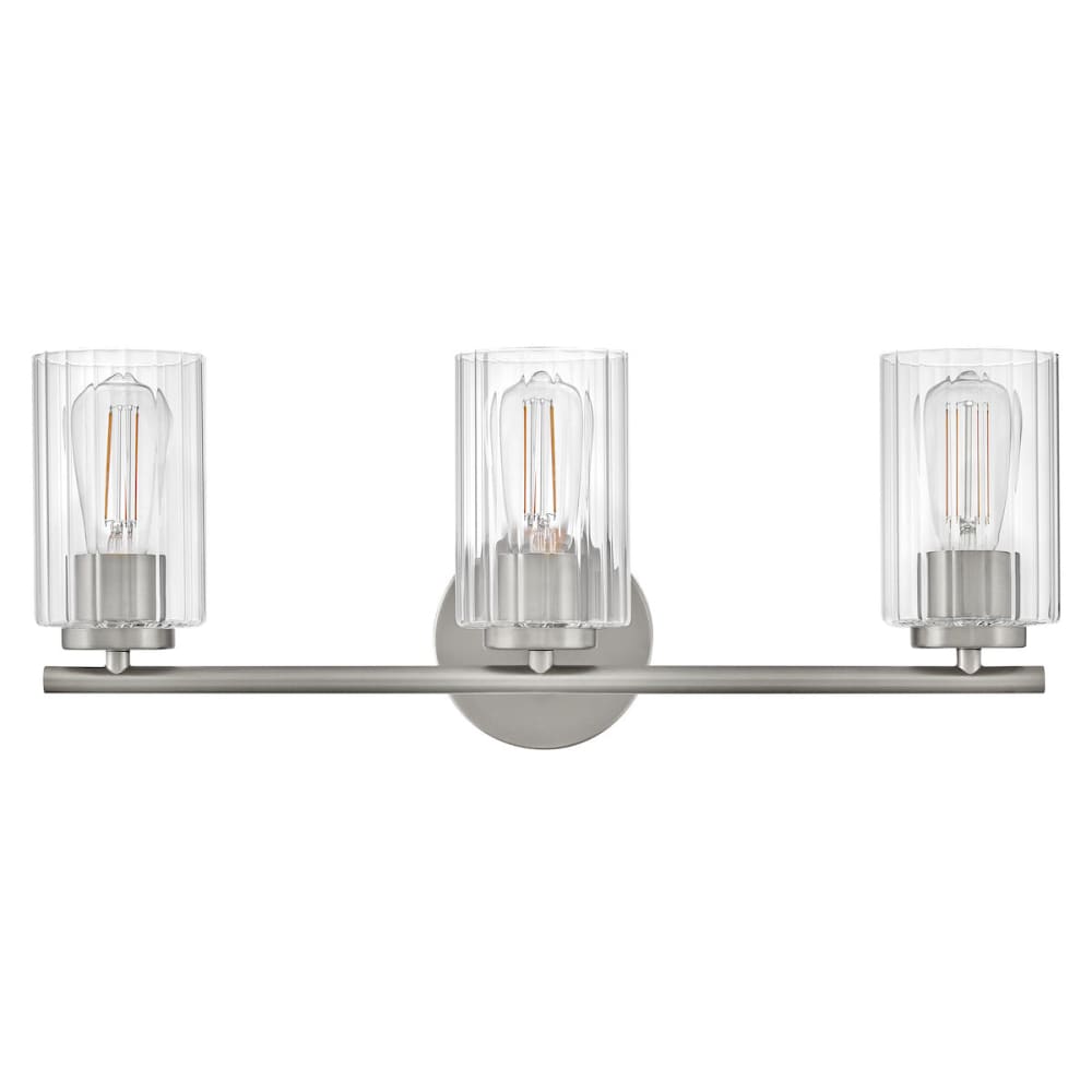 Leta 3 Light Vanity - Brushed Nickel