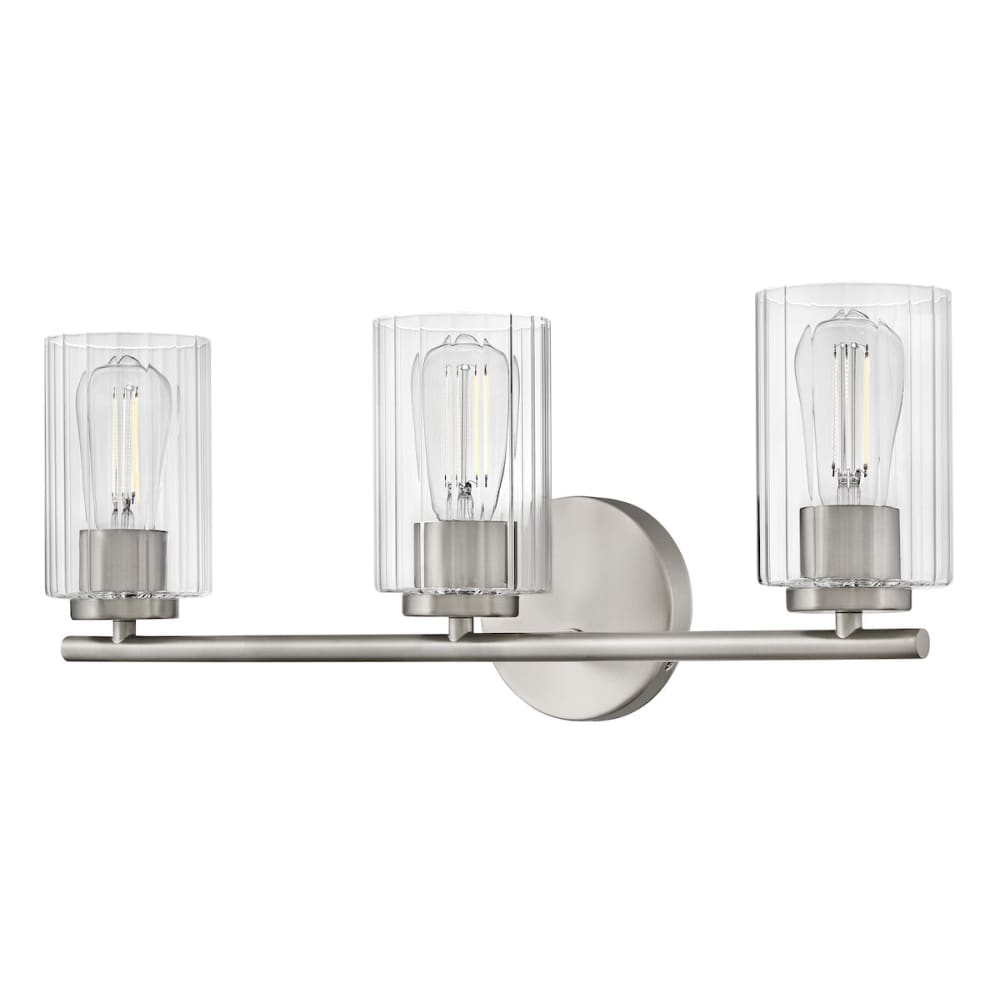 Leta 3 Light Vanity - Brushed Nickel
