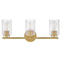Leta 3 Light Vanity - Brass