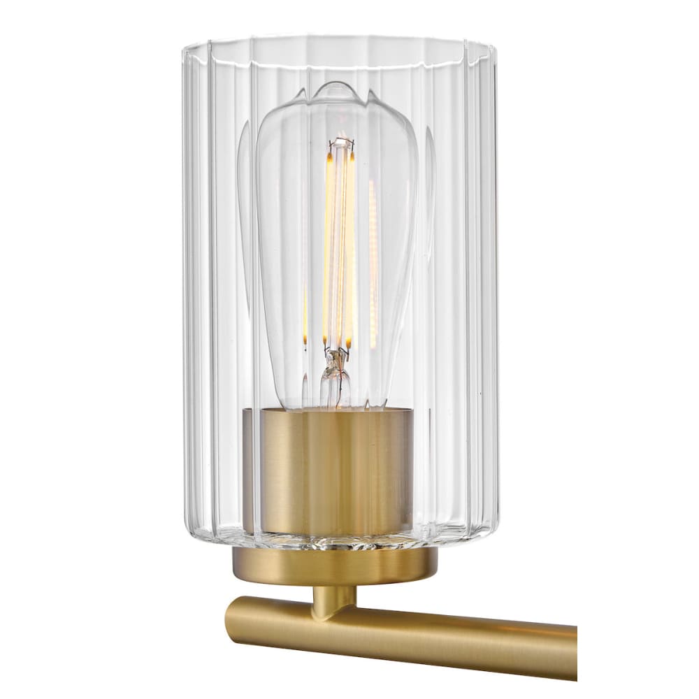 Leta 3 Light Vanity - Brass