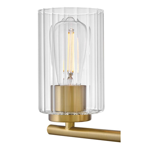 Leta 3 Light Vanity - Brass