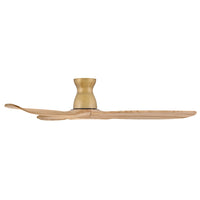 Swell 60" Indoor Fan - Flush Mount - Heritage Brass