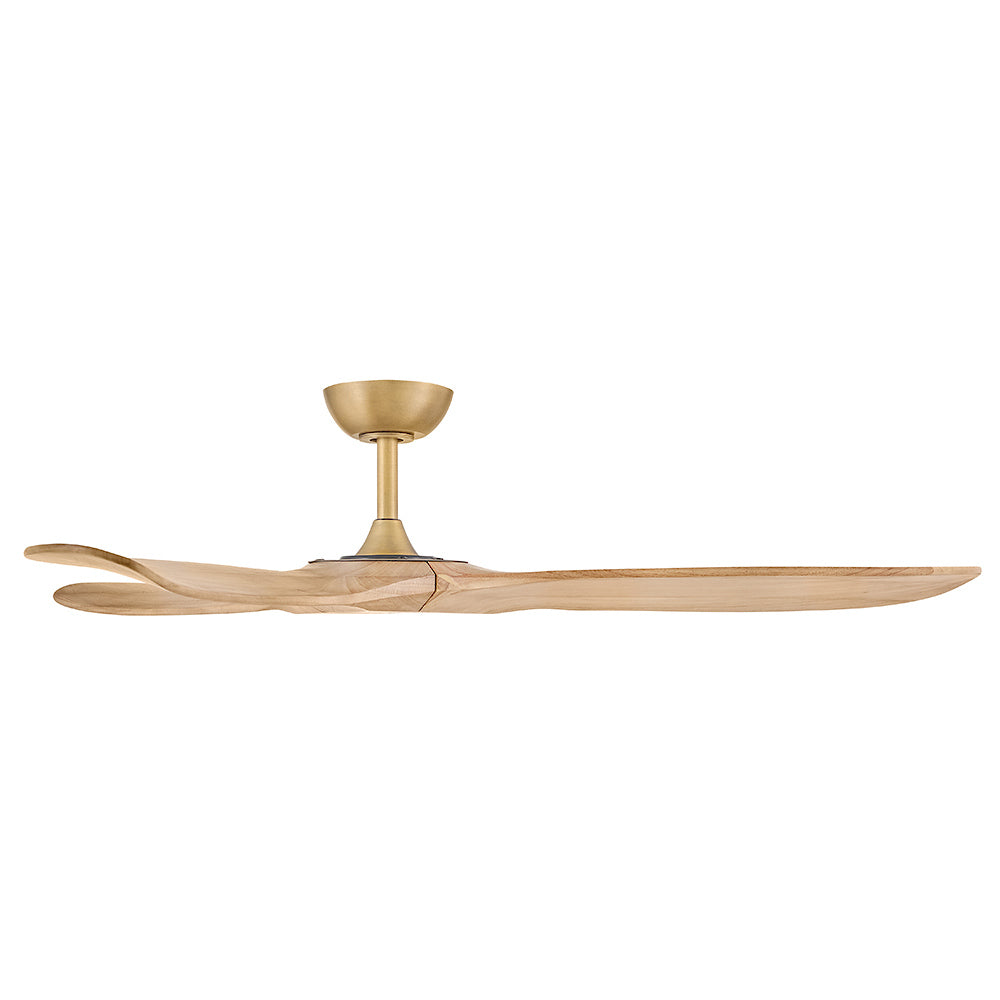 Swell 60" Indoor Fan - Heritage Brass