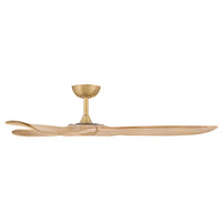 Swell 60" Indoor Fan - Heritage Brass