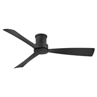 Iver Coastal Environment Outdoor Smart Fan - With Flush Mount Adapter - 56" Matte Black