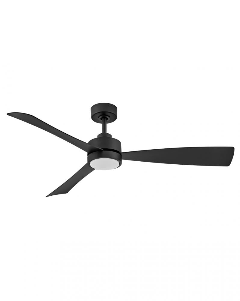 Iver Coastal Environment Outdoor Smart Fan - With Flush Mount Adapter - 56" Matte Black