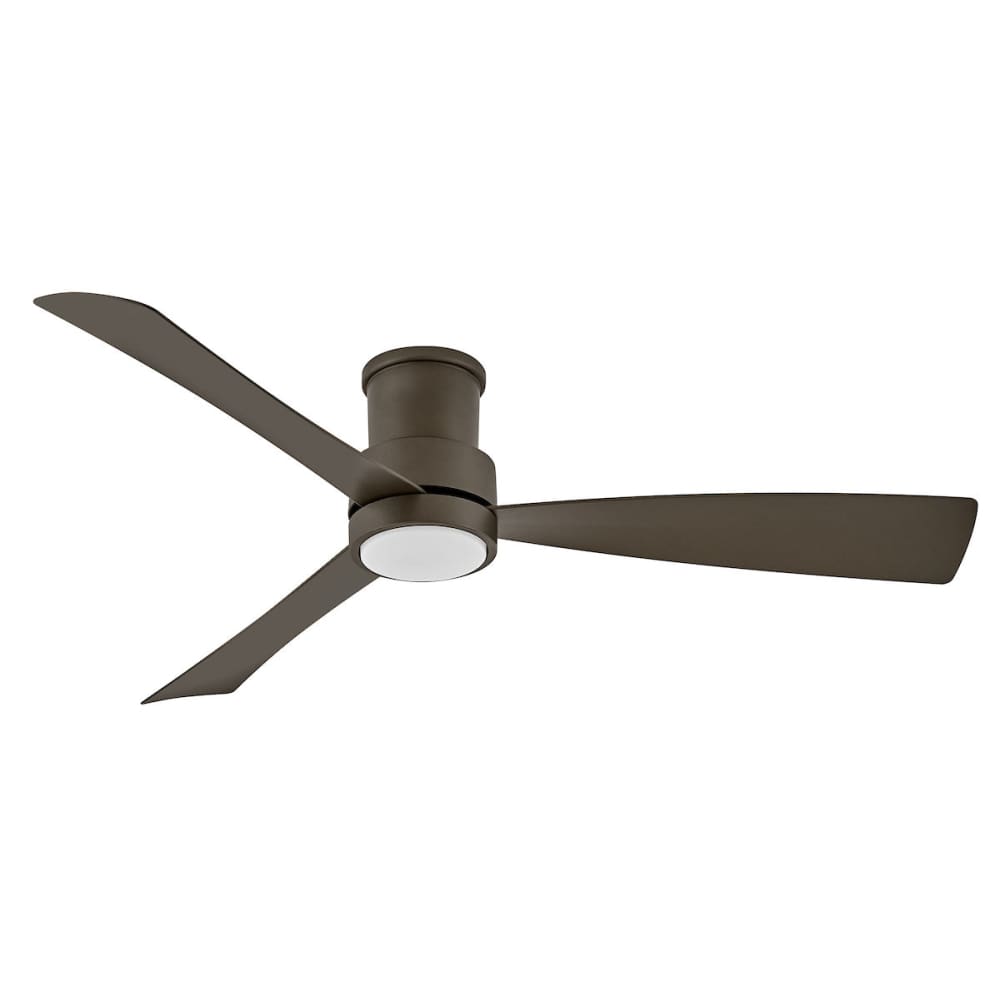 Iver Coastal Environment Outdoor Smart Fan - With Flush Mount Adapter - 56" Matte Bronze
