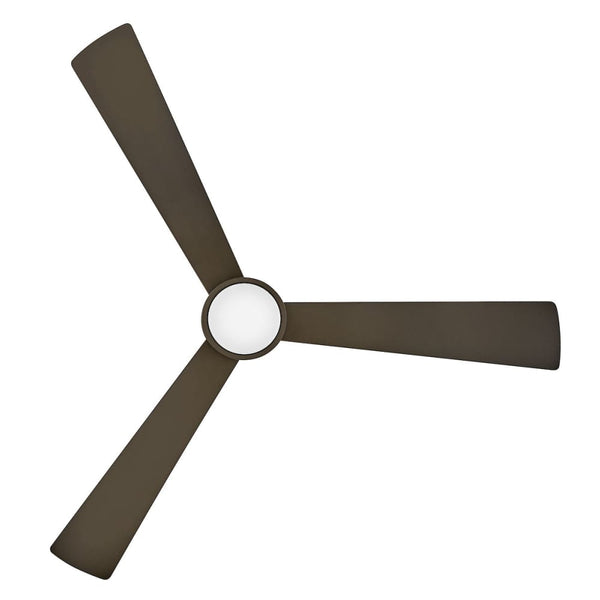 Iver Coastal Environment Outdoor Smart Fan - With Flush Mount Adapter - 56" Matte Bronze