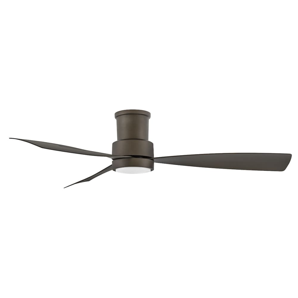Iver Coastal Environment Outdoor Smart Fan - With Flush Mount Adapter - 56" Matte Bronze