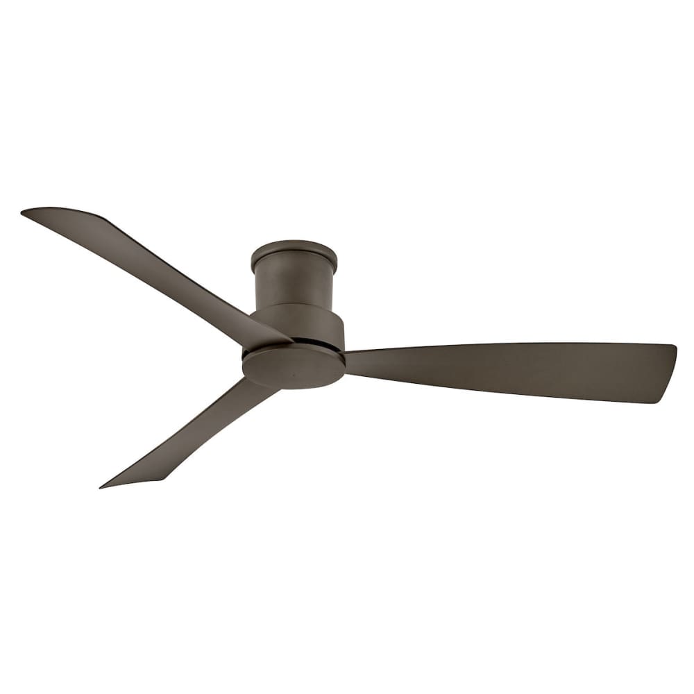 Iver Coastal Environment Outdoor Smart Fan - With Flush Mount Adapter - 56" Matte Bronze
