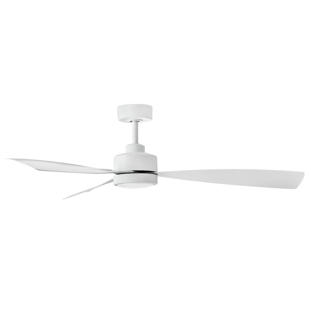 Iver Coastal Environment Outdoor Smart Fan - With Flush Mount Adapter - 56" Matte White