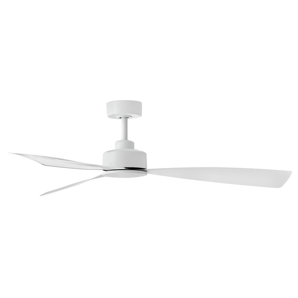 Iver Coastal Environment Outdoor Smart Fan - With Flush Mount Adapter - 56" Matte White