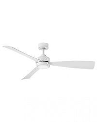 Iver Coastal Environment Outdoor Smart Fan - With Flush Mount Adapter - 56" Matte White