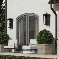 Donnelly Coastal Outdoor Wall Lantern - 32" - Black
