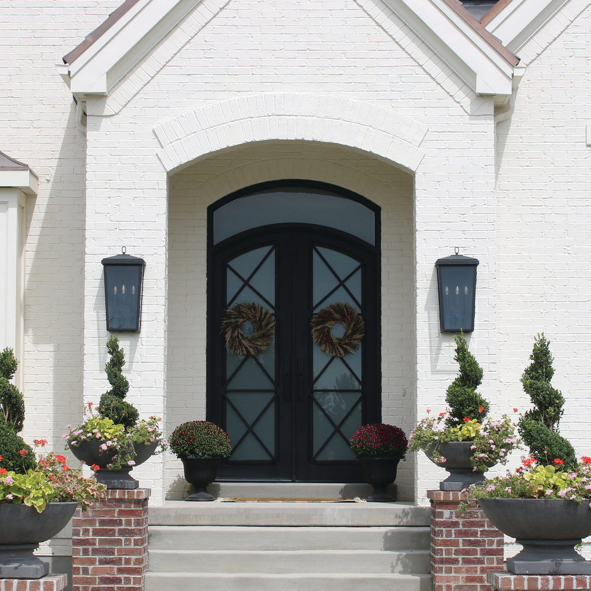 Donnelly Coastal Outdoor Wall Lantern - 32" - Black