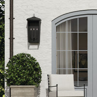 Donnelly Coastal Outdoor Wall Lantern - 32" - Black