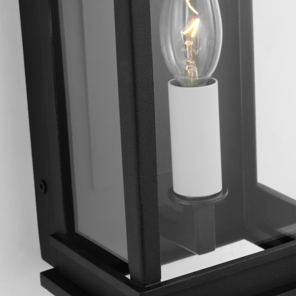 Cupertino Coastal Outdoor Wall Mount - Mini 10.25" - Black
