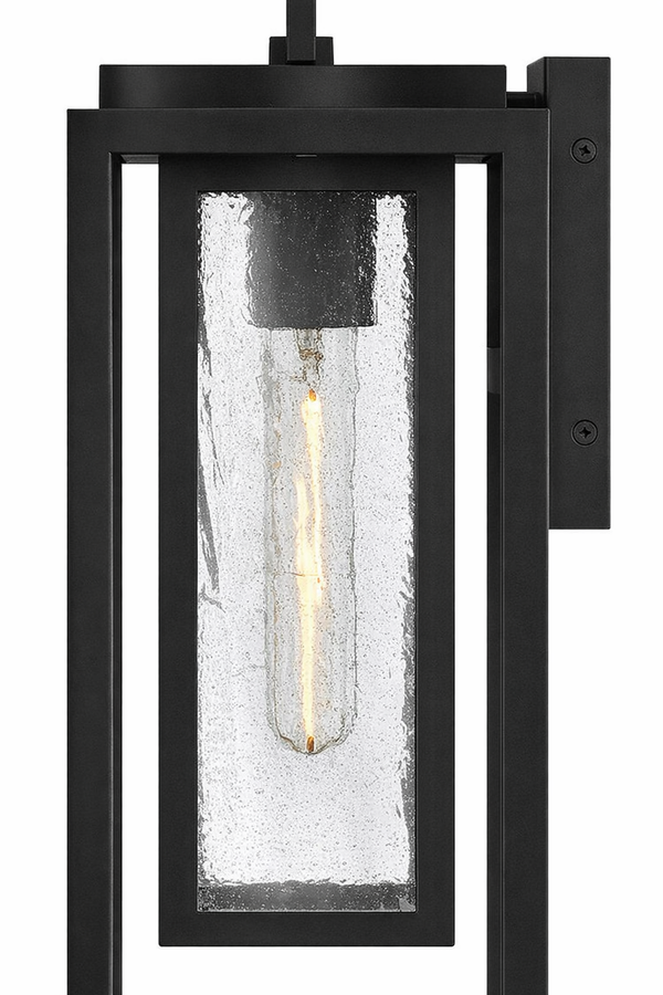 Clearwater Coastal Outdoor Wall Lantern - Medium 16" - Black