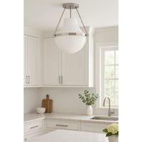 Collins Semi-Flush Mount - Polished Nickel
