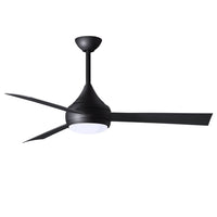 Donaire Marine Grade Stainless Steel Coastal Outdoor Fan - 52" Matte Black