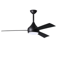 Donaire Marine Grade Stainless Steel Coastal Outdoor Fan - 52" Matte Black