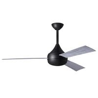 Donaire Marine Grade Stainless Steel Coastal Outdoor Fan - 52" Matte Black/Barn Wood