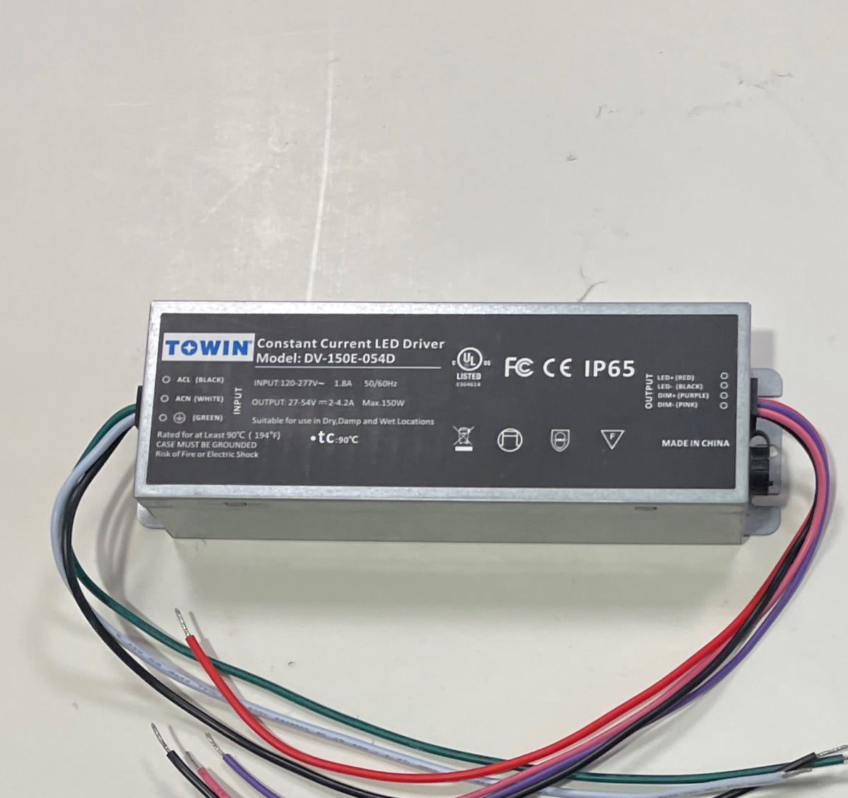 DV-150E-054D LED DRIVER replacement for DF150W-40C3800B-A
