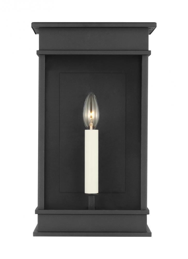 Cupertino Coastal Outdoor Wall Mount - Mini 10.25" - Black