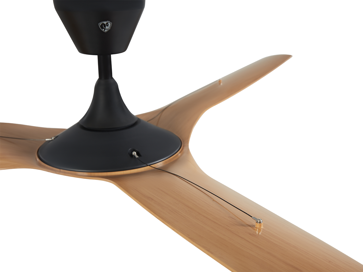 Haiku Marine Grade Coastal Fan - 60" Black/Caramel