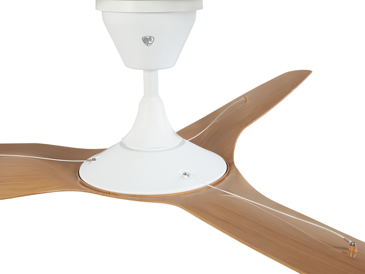 Haiku Marine Grade Coastal Fan - 60" White/Caramel