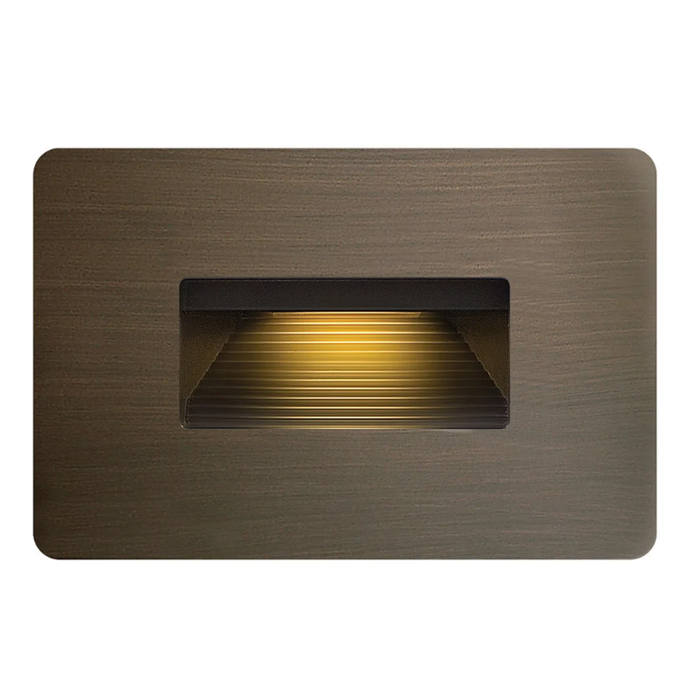 Luna Coastal Environment Step Light - 12V - Hardy Island Brass