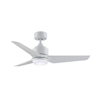 TriAire Marine Grade Coastal Outdoor Fan - 44 - White MAD8514MWM-44, BPW8514-44MWW, LK8514MWM With a Light Kit Coastal Lighting