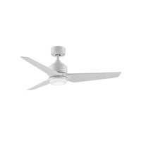 TriAire Marine Grade Coastal Outdoor Fan - 48 - White MAD8514MWM-48, BPW8514-48MWW, LK8514MWM With a Light Kit Coastal Lighting