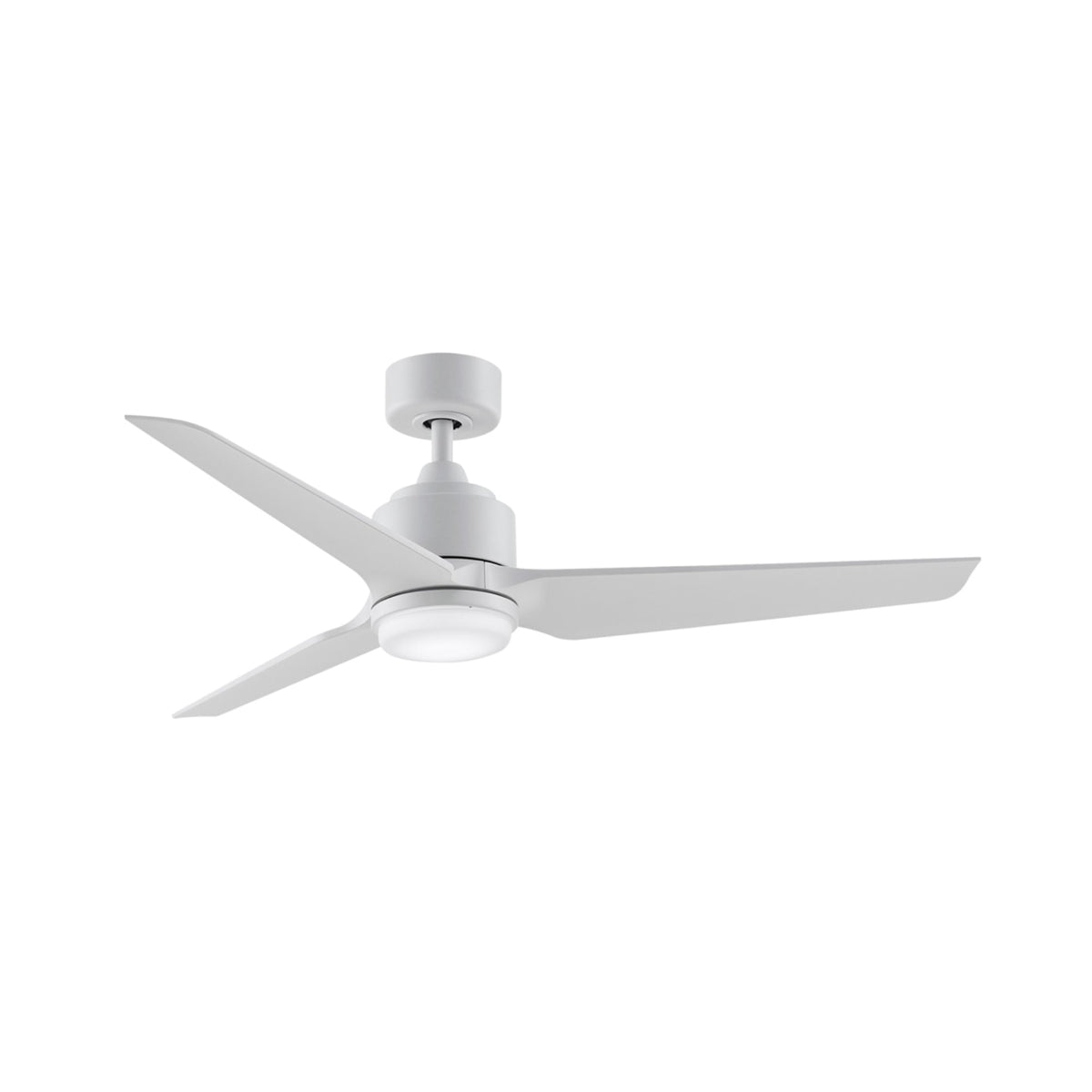 TriAire Marine Grade Coastal Outdoor Fan - 52 - White MAD8514MWM-52, BPW8514-52MWW, LK8514MWM With a Light Kit Coastal Lighting