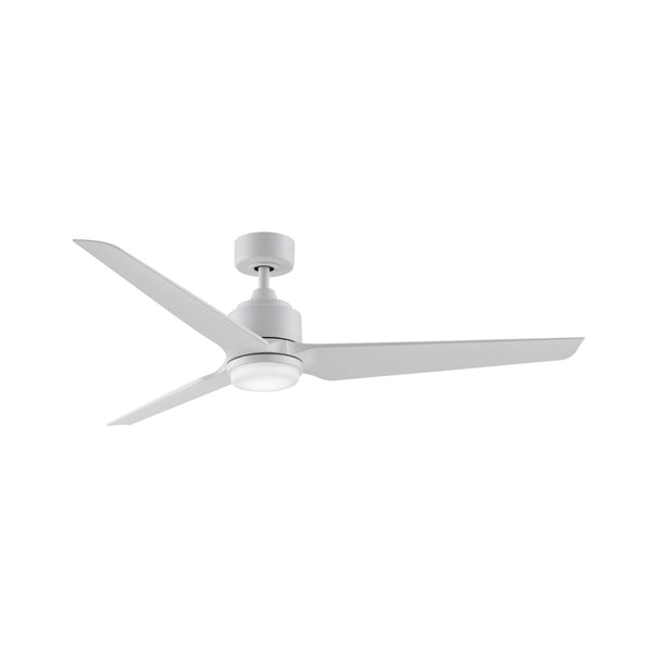 TriAire Marine Grade Coastal Outdoor Fan - 60 - White MAD8514MWM-60, BPW8514-60MWW, LK8514MWM With a Light Kit Coastal Lighting