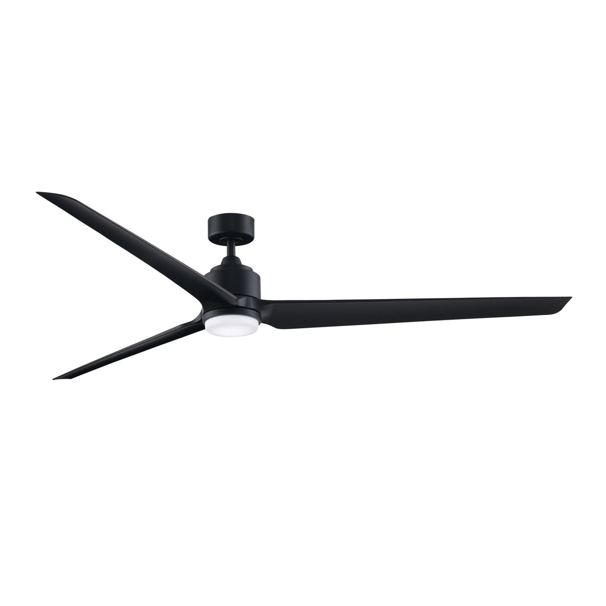 TriAire Marine Grade Coastal Outdoor Fan - 84 - Black MAD8515BLM-84, BPW8514-84BLW, LK8514BLM With a Light Kit Coastal Lighting